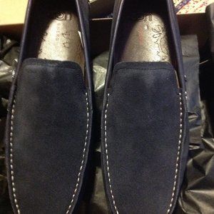 UGG Men's Bel-Air Venetian Navy Suede Loafers 11.5M -  New in Box